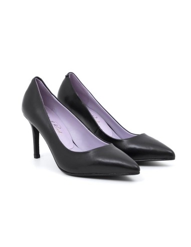 Zapato de Vestir de piel liso color negro