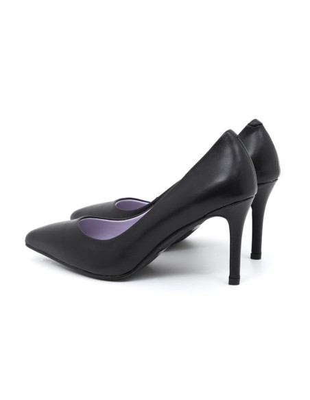 Zapato de Vestir de piel liso color negro