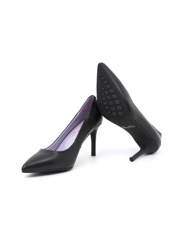 Zapato de Vestir de piel liso color negro