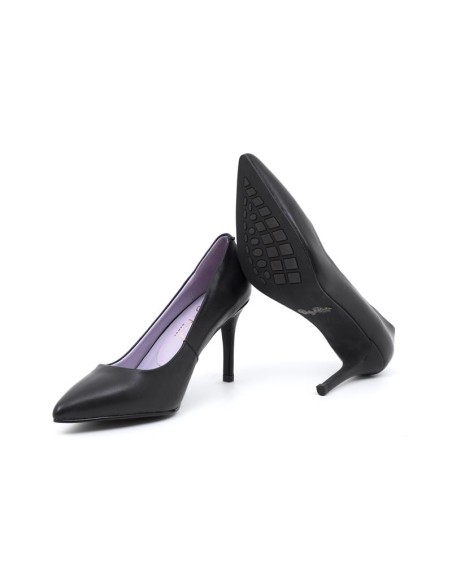 chaussures habillées femme de peau le noir W-DASY-BLACK
