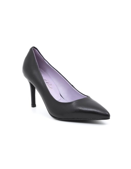 Zapato de Vestir de piel liso color negro