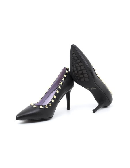 chaussures habillées femme  poil de poney le noir W-DEMACH-BLACK