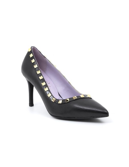 chaussures habillées femme  poil de poney le noir W-DEMACH-BLACK