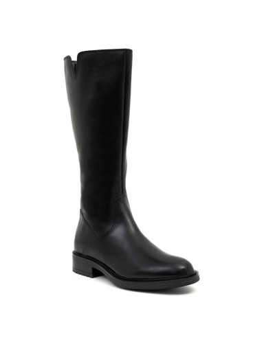 bottes femme de peau le noir W-ELBUR-BLACK
