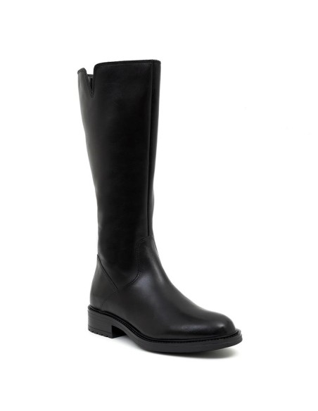 bottes femme de peau le noir W-ELBUR-BLACK