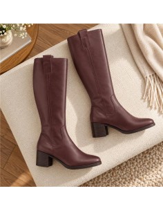 bottes femme de peau cuir W-FIANA-CUERO