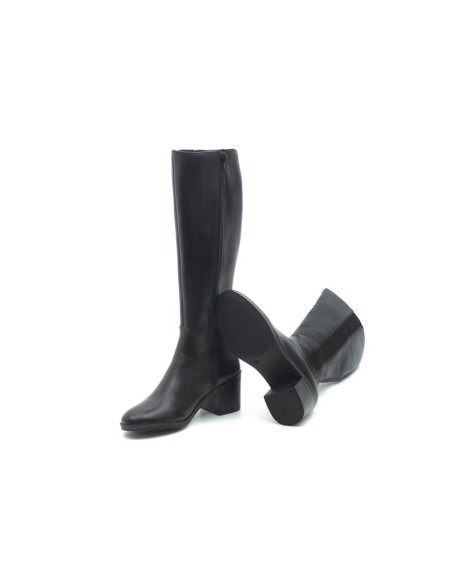 bottes femme de peau le noir W-FINTRA-BLACK
