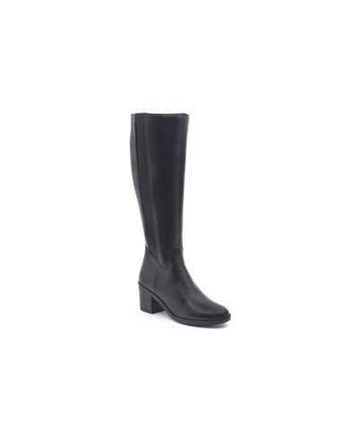 bottes femme de peau le noir W-FINTRA-BLACK