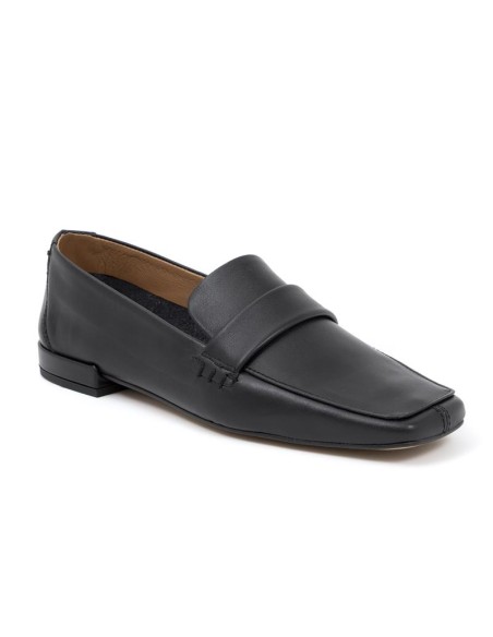 femmes mocassins de peau le noir W-GALATA-BLACK