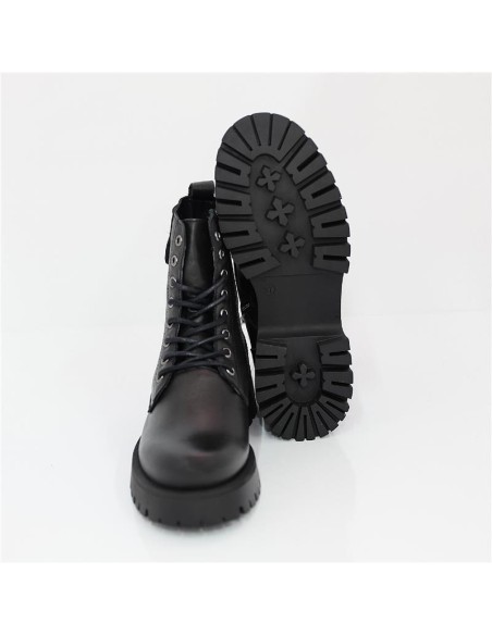 bottes femme de peau le noir W-KARI-NEGRO