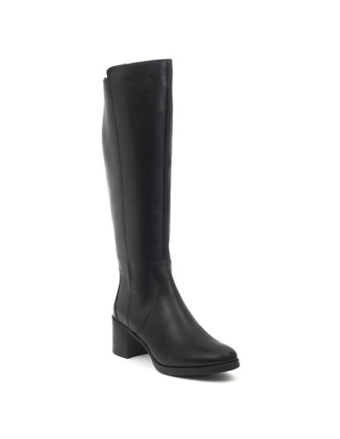 bottes femme de peau le noir W-KASIVO-BLACK