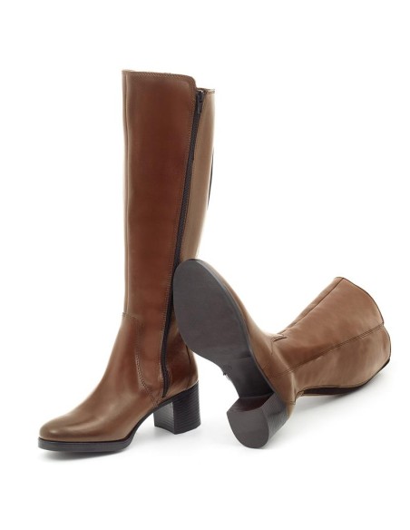 bottes femme de peau cuir W-KASIVO-CUERO