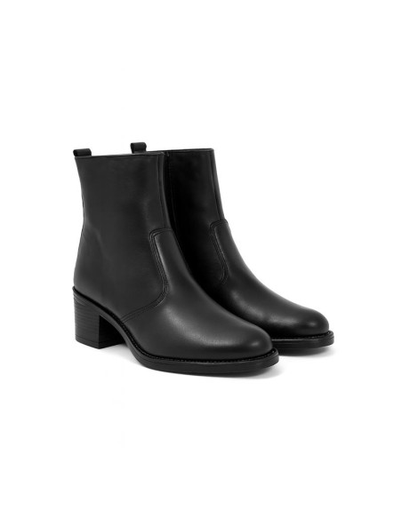 bottines femme de peau le noir W-KERULA-BLACK