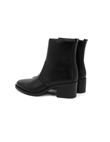 bottines femme de peau le noir W-KERULA-BLACK