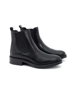 bottines femme de peau le noir W-LIRAN-BLACK 2