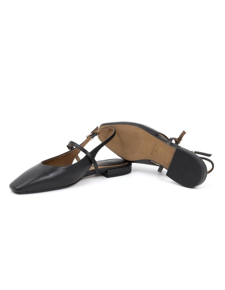 Zapato de Vestir de piel liso color negro