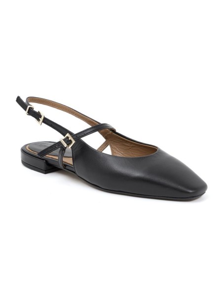 Zapato de Vestir de piel liso color negro