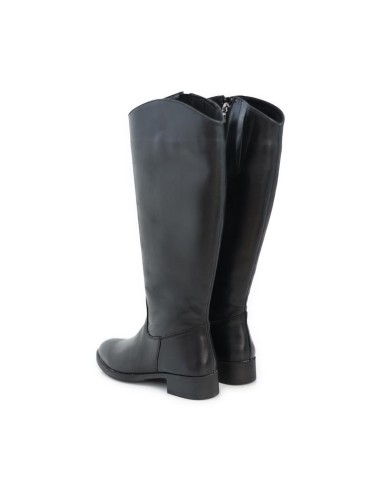 bottes femme de peau le noir W-MATEY-NEGRO