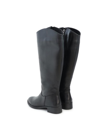 bottes femme de peau le noir W-MATEY-NEGRO