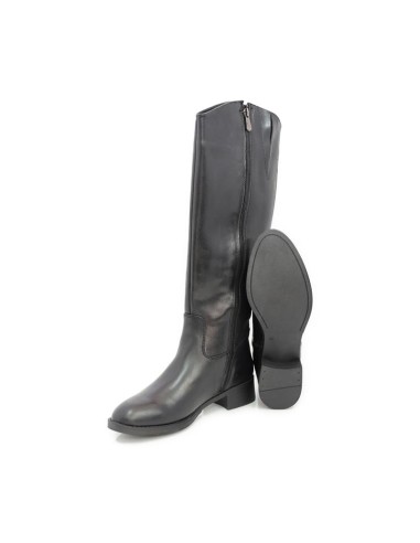 bottes femme de peau le noir W-MATEY-NEGRO