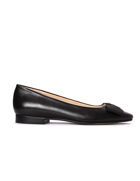 chaussures habillées femme de peau le noir W-MELINA-BLACK