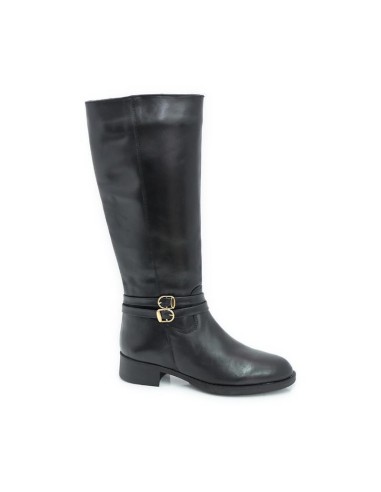 bottes femme de peau le noir W-MEMINA-BLACK