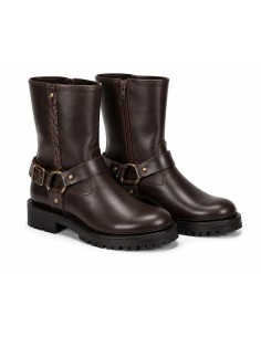 bottines femme de peau marron W-MERATI-BROWN 2