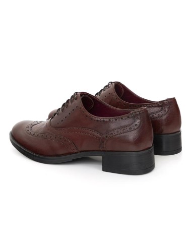 chaussures habillées femme de peau Bordeaux W-MILADE-BURDEOS