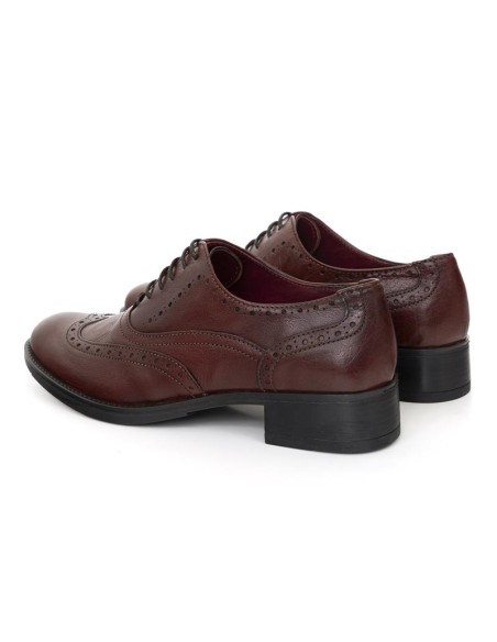 chaussures habillées femme de peau Bordeaux W-MILADE-BURDEOS