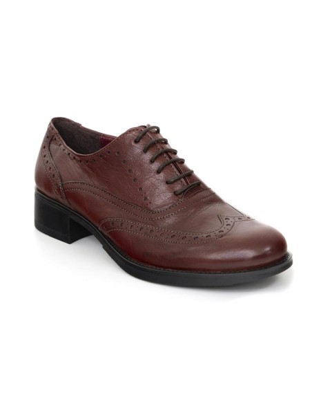 chaussures habillées femme de peau Bordeaux W-MILADE-BURDEOS