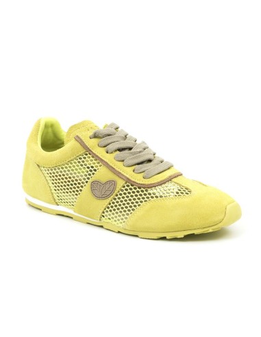 Yellow suede Women's sneakers
