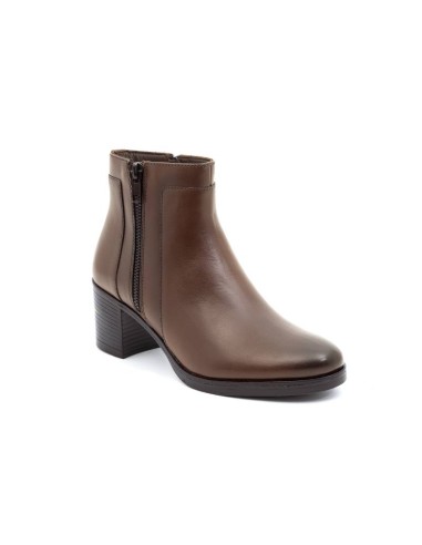 Light Brown leather women's boots