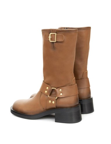 bottes femme de peau cuir W-NAPOLE-CUERO