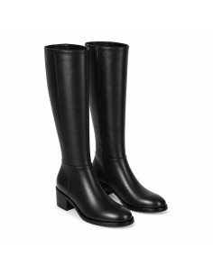 bottes femme de peau le noir W-NILARO-BLACK 2