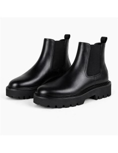 bottines femme de peau le noir W-NOELIA-BLACK 2