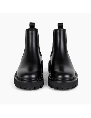 bottines femme de peau le noir W-NOELIA-BLACK