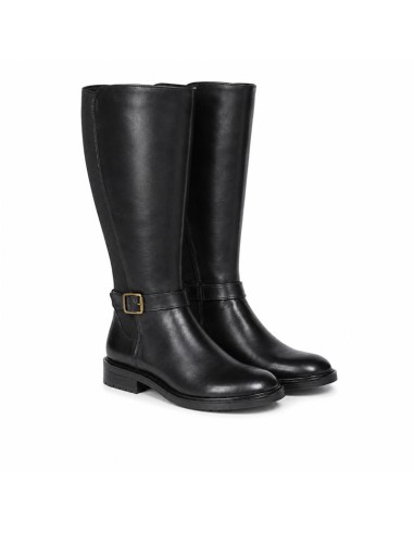 bottes femme de peau le noir W-NOLARIS-BLACK