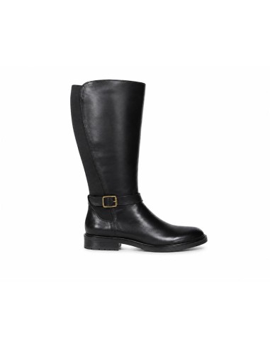 bottes femme de peau le noir W-NOLARIS-BLACK