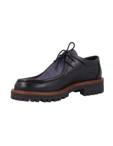 chaussures habillées femme de peau le noir W-PIEMAN-NEGRO