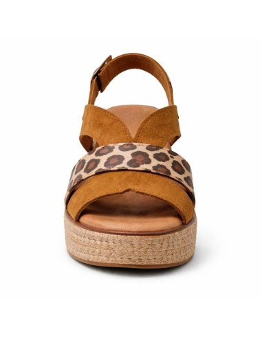 Espadrilles femme de peau cuir W-SADORA-CUERO
