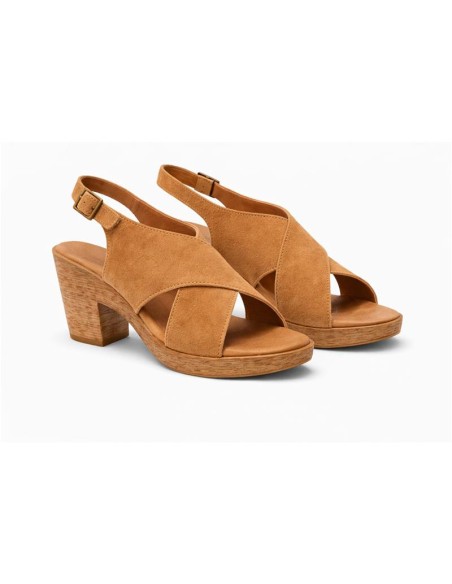 sandales femme suède cuir W-SALENA-CUERO