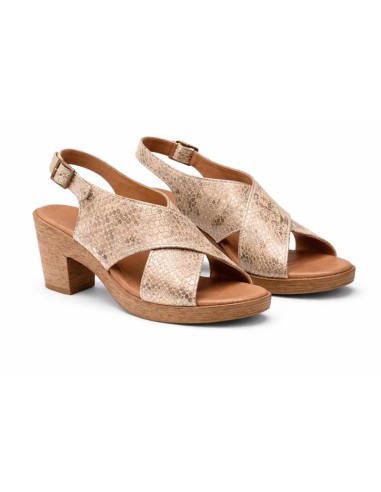 sandales femme de peau beige W-SALENA-TAUPE