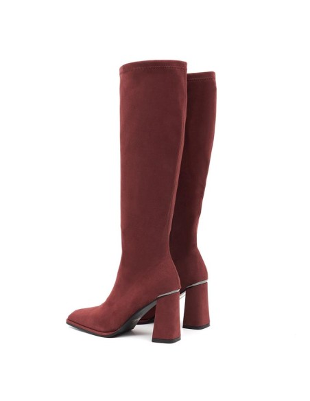 bottes femme suède Bordeaux W-SALTA-BURDEOS