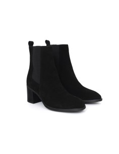 Black suede women's boots 2