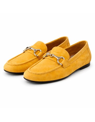femmes mocassins suède Orange W-SEMUNA-ORANGE