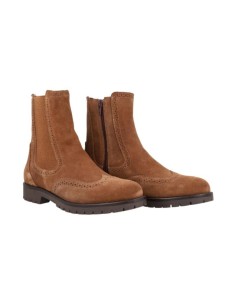 Light Brown suede women's boots 2