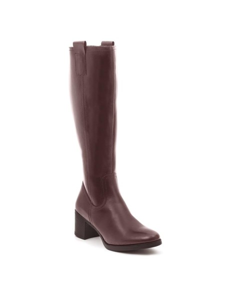 Brown suede Women's high boots