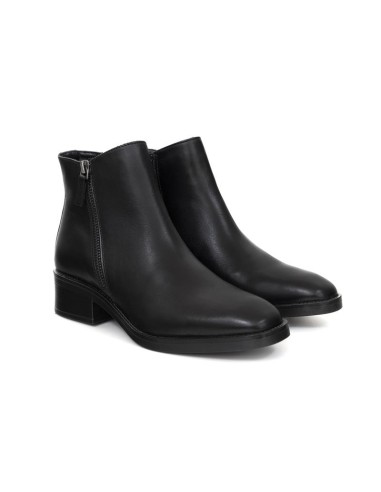 bottines femme de peau le noir W-TRIVEN-BLACK