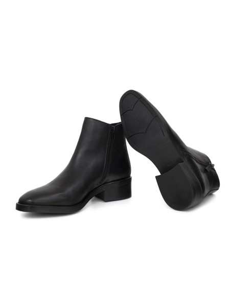 bottines femme de peau le noir W-TRIVEN-BLACK