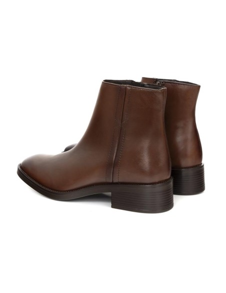 bottines femme de peau marron W-TRIVEN-BROWN